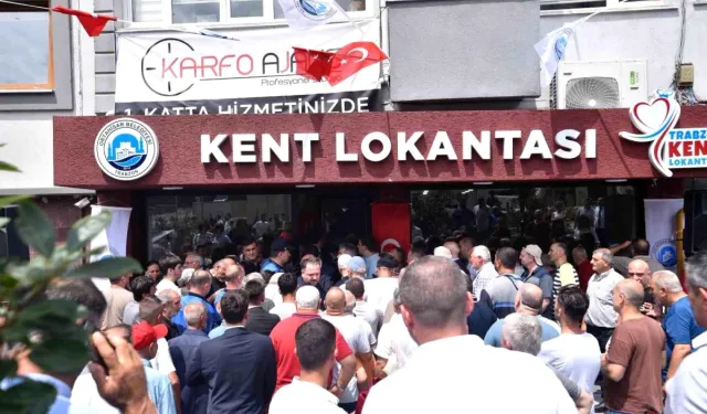 Trabzon'un ilk kent lokantası hizmete açıldı