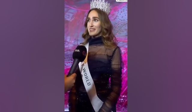 Miss Turkey birincisi İdil Bilgen sessizliğini bozdu