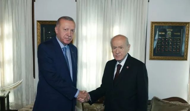 Başkan Erdoğan ile Devlet Bahçeli'nin görüşmesi sona erdi