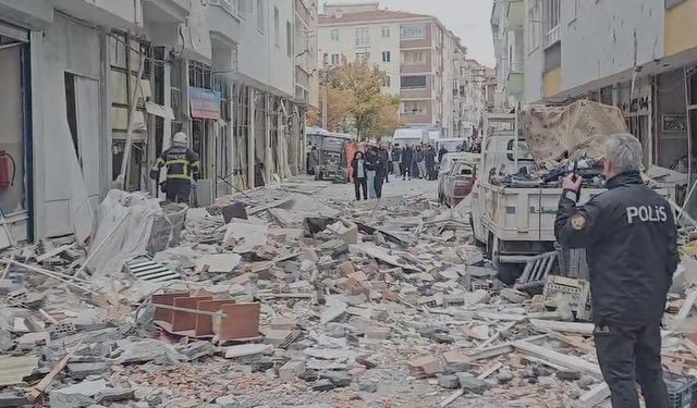 Çorum'da korkunç patlama