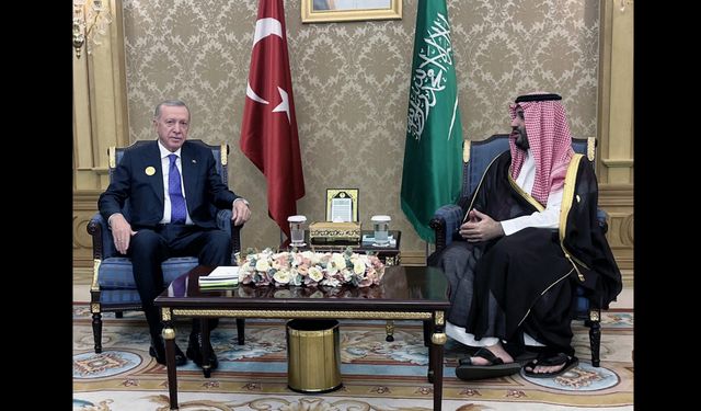 Cumhurbaşkanı Erdoğan, Suudi Arabistan Veliaht Prensi Selman ile görüştü