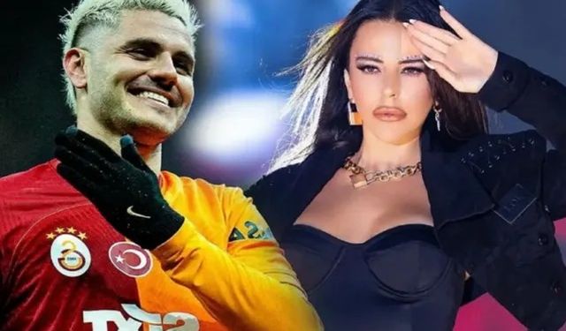 Simge Sağın'dan , sahnede Icardi'ye gönderme