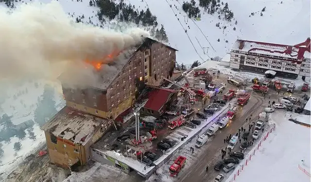 Kartalkaya'da yangın faciası! 66 ölü, 51 yaralı