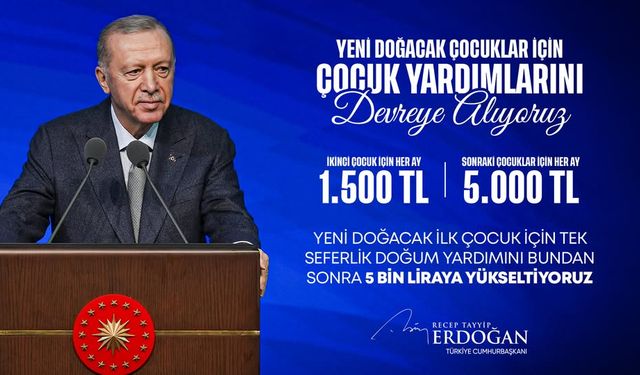 Erdoğan Aile Yılı'na dair destek paketini açıkladı