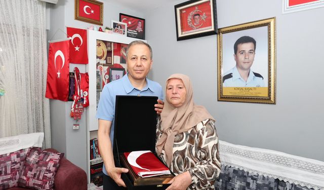 İçişleri Bakanı Yerlikaya’dan Şehit Köksal Kaşaltı’nın Ailesine Ziyaret