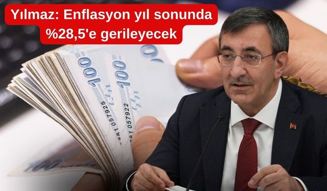 Yılmaz: Enflasyon yıl sonunda %28,5'e gerileyecek