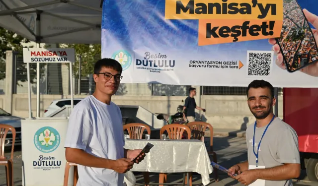 Üniversitelilere 'Manisa'ya hoşgeldin' keşfi