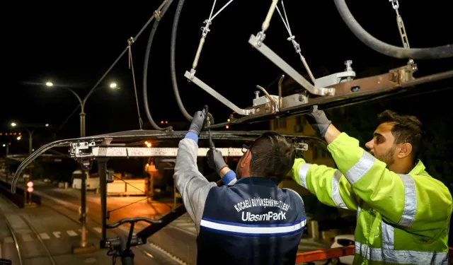 Kocaeli Akçaray Tramvayı'nda 7/24 hizmet