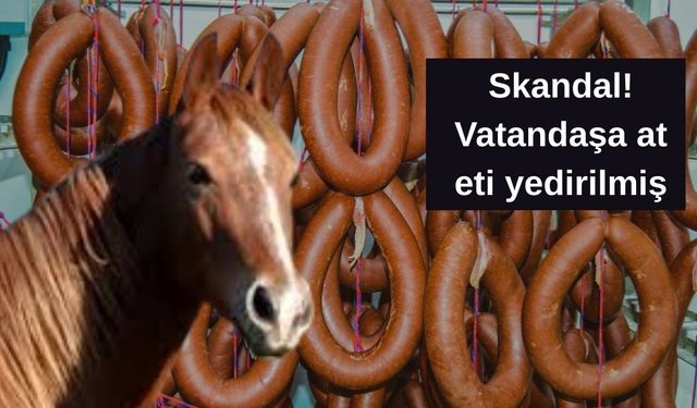 Skandal! Vatandaşa at eti yedirilmiş