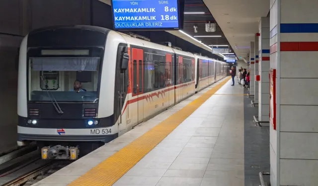 İzmir'de o hatta metro seferleri normale döndü