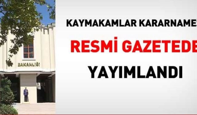 430 Mülki İdare Amirinin görev yeri değişti