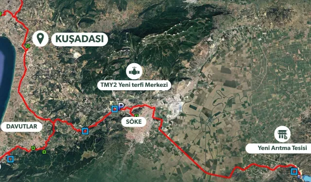 Kuşadası ve Söke'nin su güvencesi artıyor