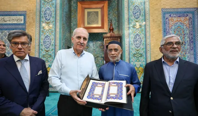 Numan Kurtulmuş'tan Lizbon Merkezi Camii ziyareti