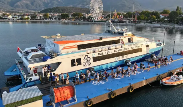 Balıkesir Deniz Otobüsü sezonu tamamladı