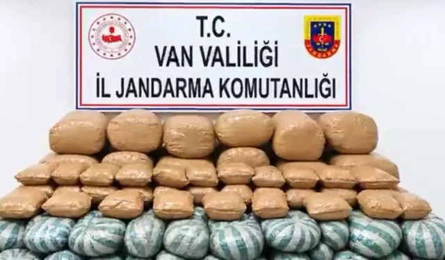 Van'da 517 kilogram uyuşturucu ele geçirildi