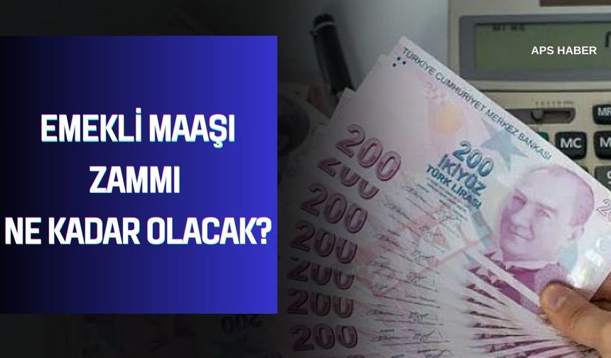 Emekli maaşı zammı ne kadar olacak?