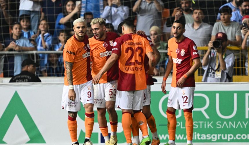 Galatasaray Adana'da 3 puanı 3 golle aldı