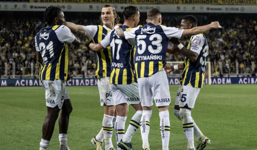 Derbide gülen taraf Fenerbahçe