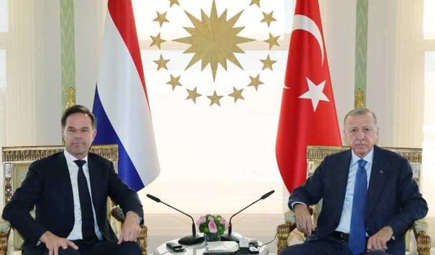 Cumhurbaşkanı Erdoğan,Hollanda Başbakanı ile bir araya geldi