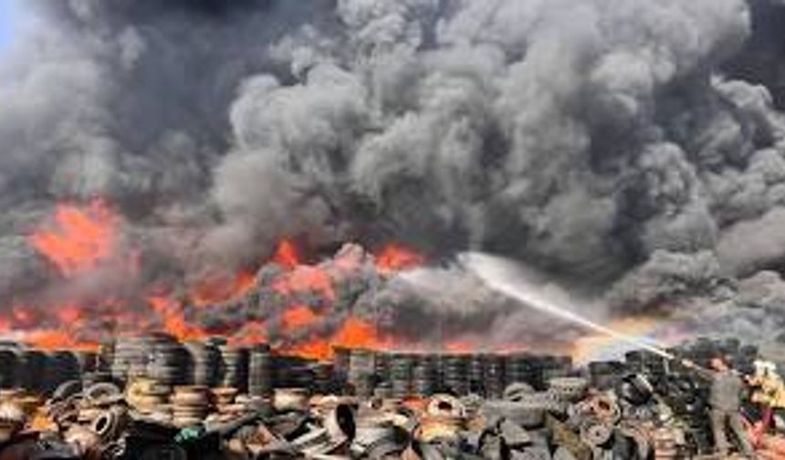 Ankara Hurdacılar Sitesi'nde yangın