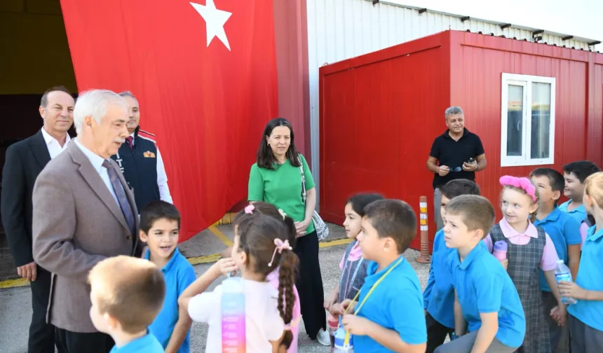 Edirne Keşan'da öğrenciler itfaiyecilik mesleğini tanıdı