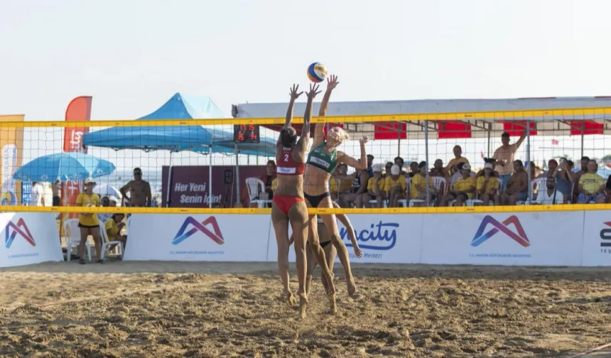 Mersin'de Uluslararası Plaj Voleybolu heyecanı başlıyor