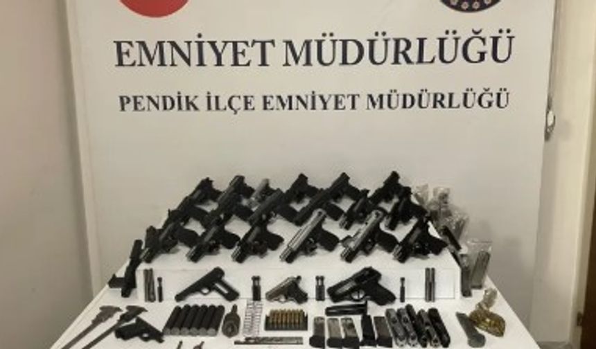 İstanbul'da ruhsatsız silah atölyesine operasyon: 2 kişi tutuklandı