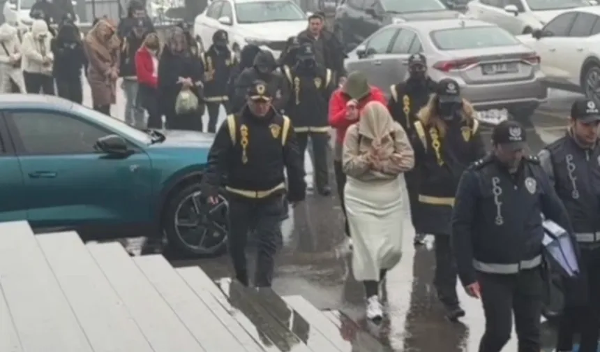 Düzce'de fuhuş operasyonunda gözaltına alınan 9 kadın adliyede