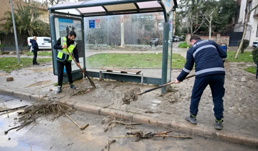 İzmir Bornova'da sel alarmı