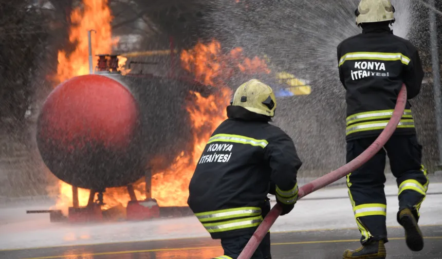 Konya İtfaiyesi 15 bini aşkın olaya müdahale etti