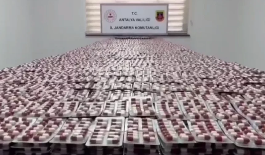 Antalya'da dev uyuşturucu operasyonu: 5 tutuklama