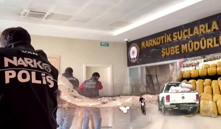 Van'da 240 kilo uyuşturucu ele geçirildi!