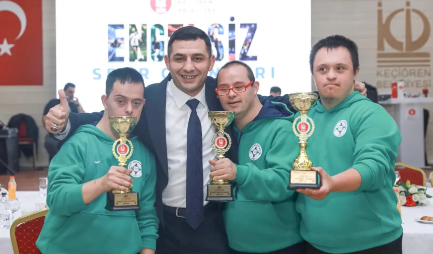 Keçiören'de engelsiz spor oyunları finalle taçlandı