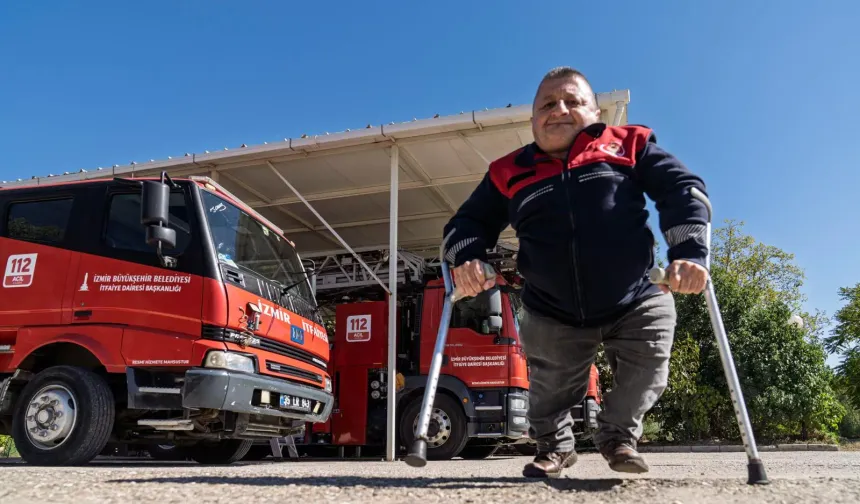 '110 Yaşar'ın 24 yıllık itfaiyecilik öyküsü