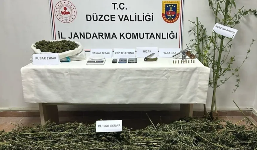 Düzce'de uyuşturucuya 2 gözaltı!