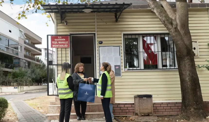 İzmir'de muhtarların günü de emeği de unutulmadı